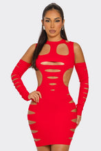 My Boo Body-Con Dress- Red