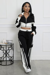 Keep It Cool Pant Set- Black