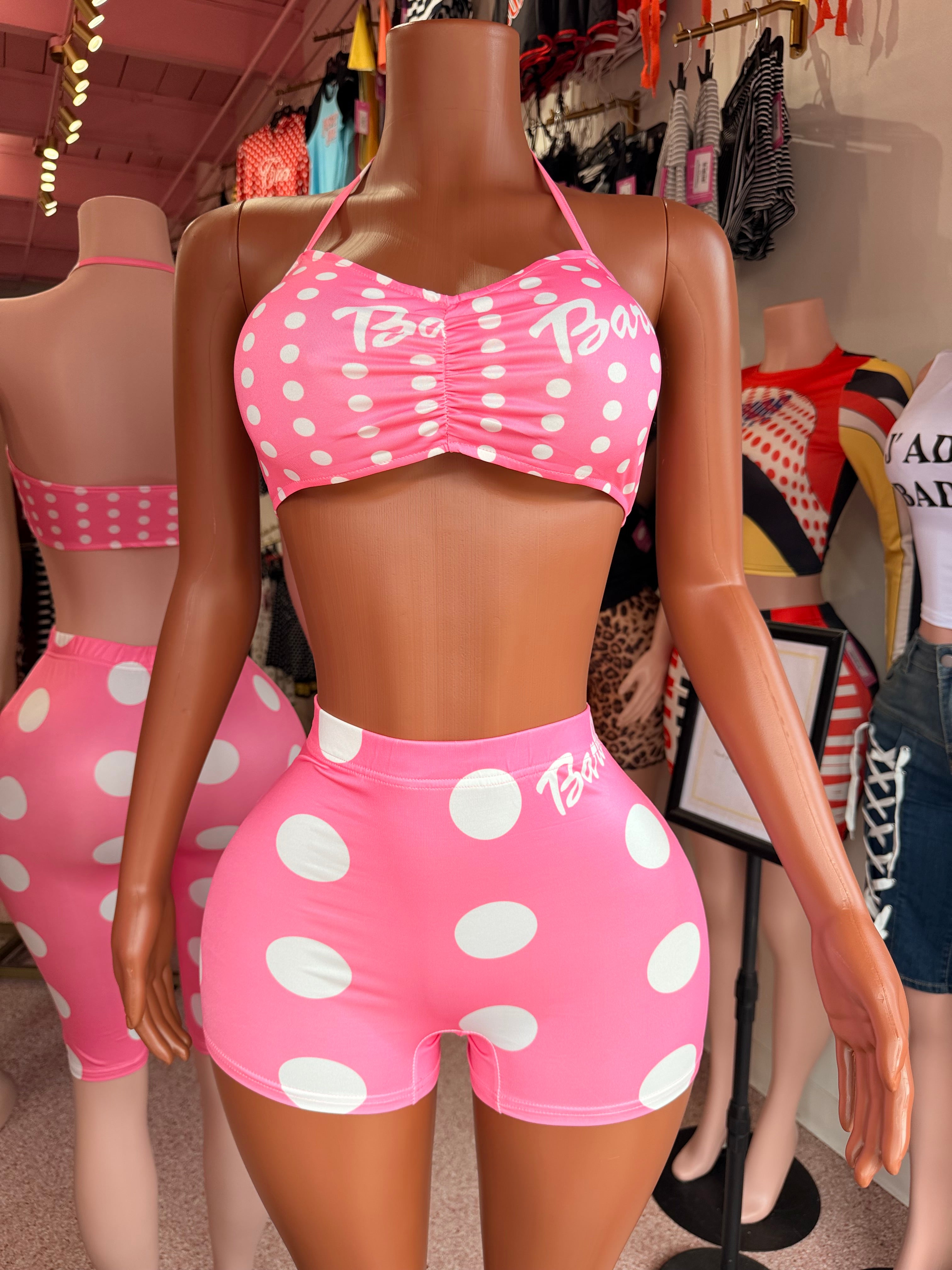 Dollhouse Barb Short Set- Pink