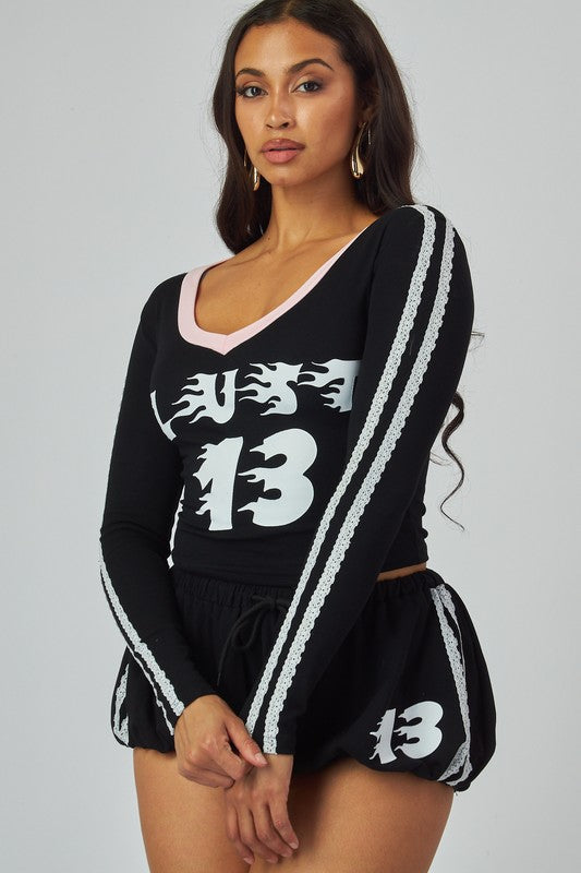 Lust 13 Bubble Shorts Set- Various Colors