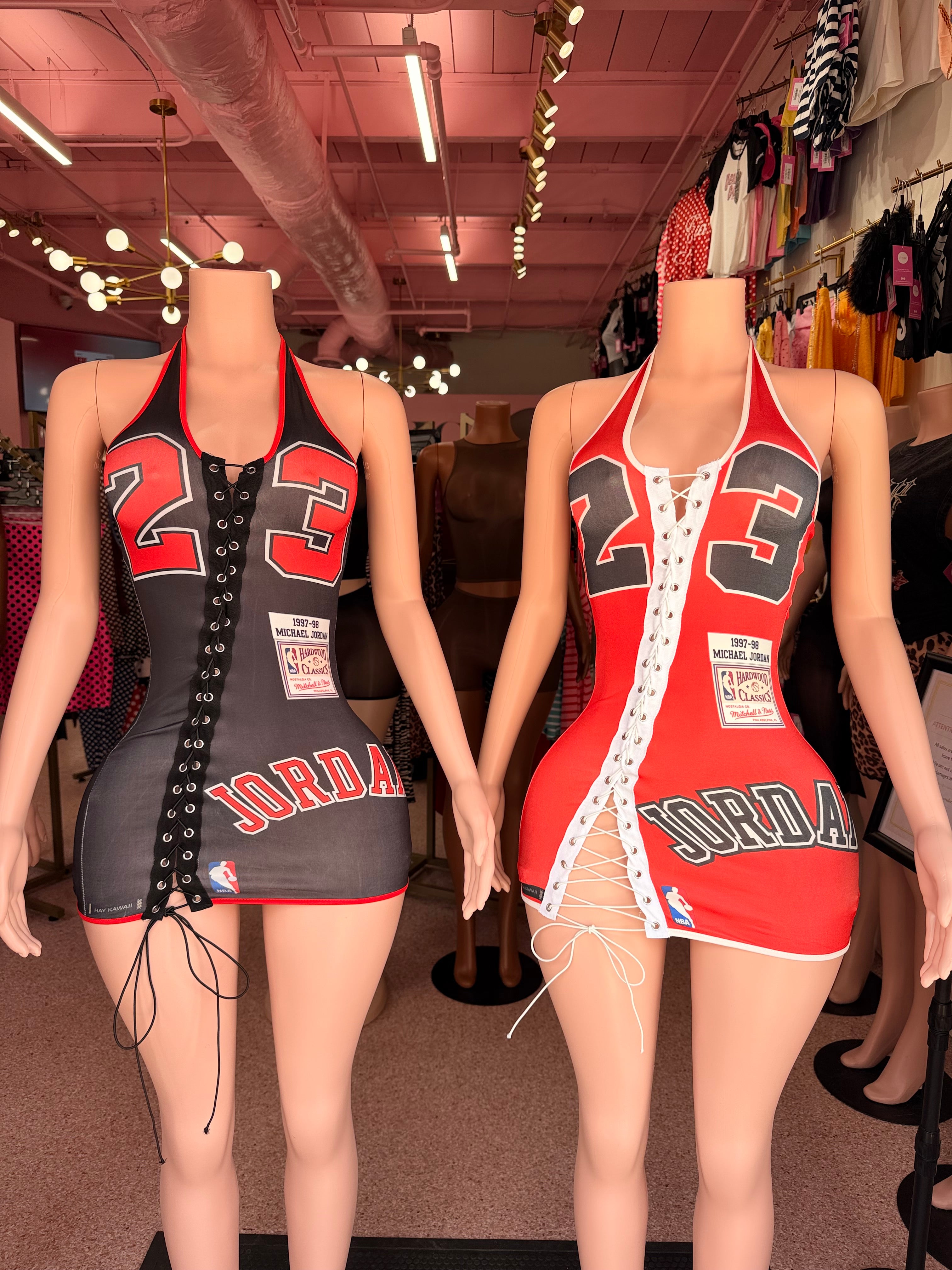 Jordan Jersey Mini Halter Dress