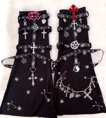 (Pre-Order 12-15 days then ship) 
Gothic Boot Covers- Black