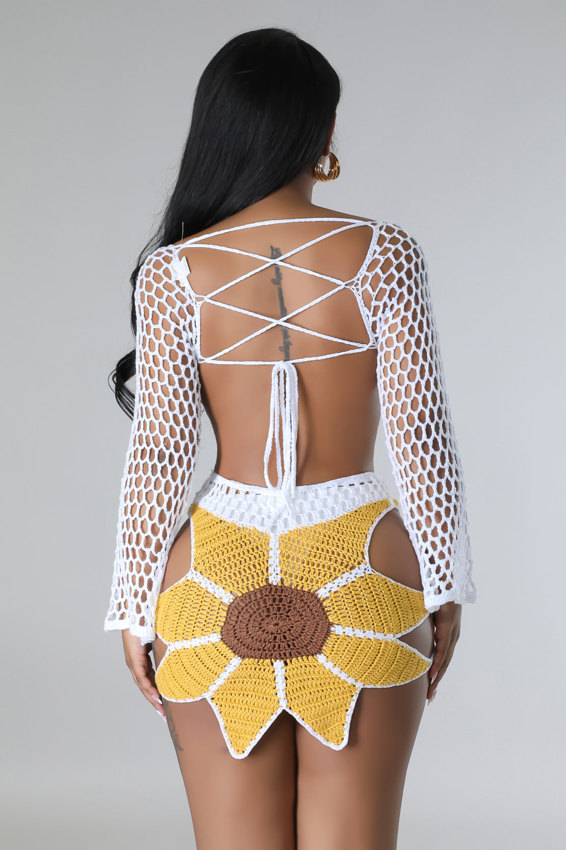 It’s My World Skirt Set- White