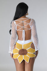 It’s My World Skirt Set- White