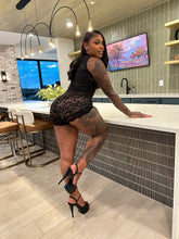 Unruly Desire Lace Romper – Black