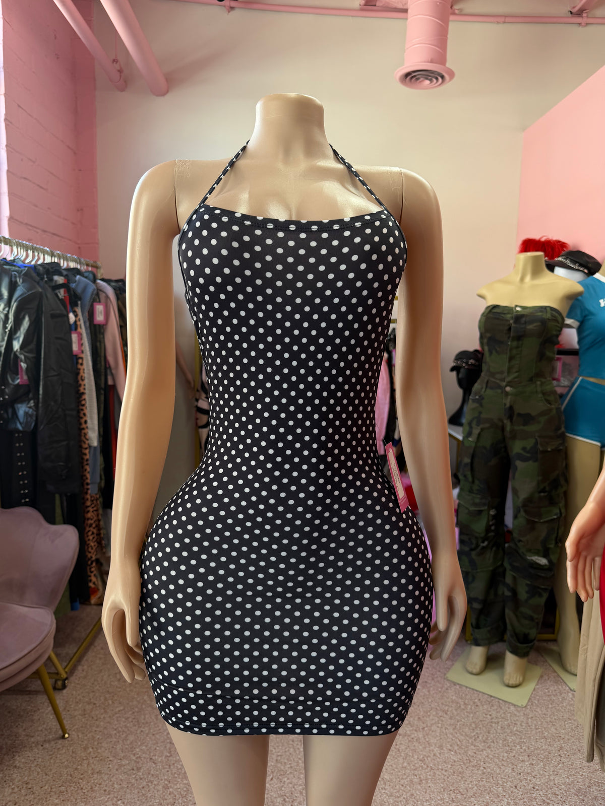 Flirt Alert Polka Dot Dress