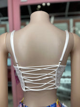 Cant Get Enough Lace Corset Top- White