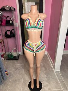 Aruba Crochet Swim Set- Multi