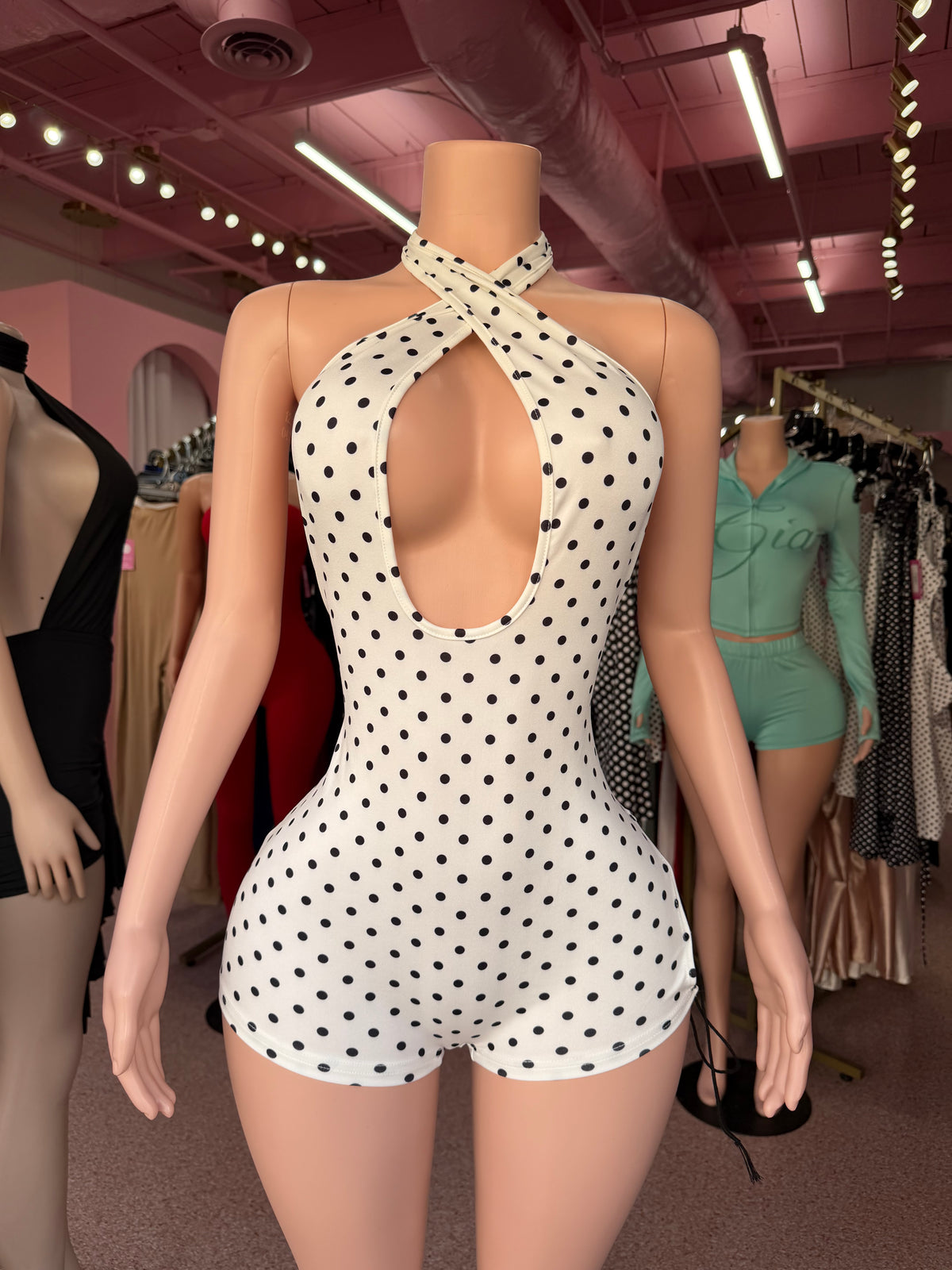 Spotted & Dangerous Romper – White/Black
