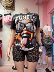 Savage Mood Graphic Top