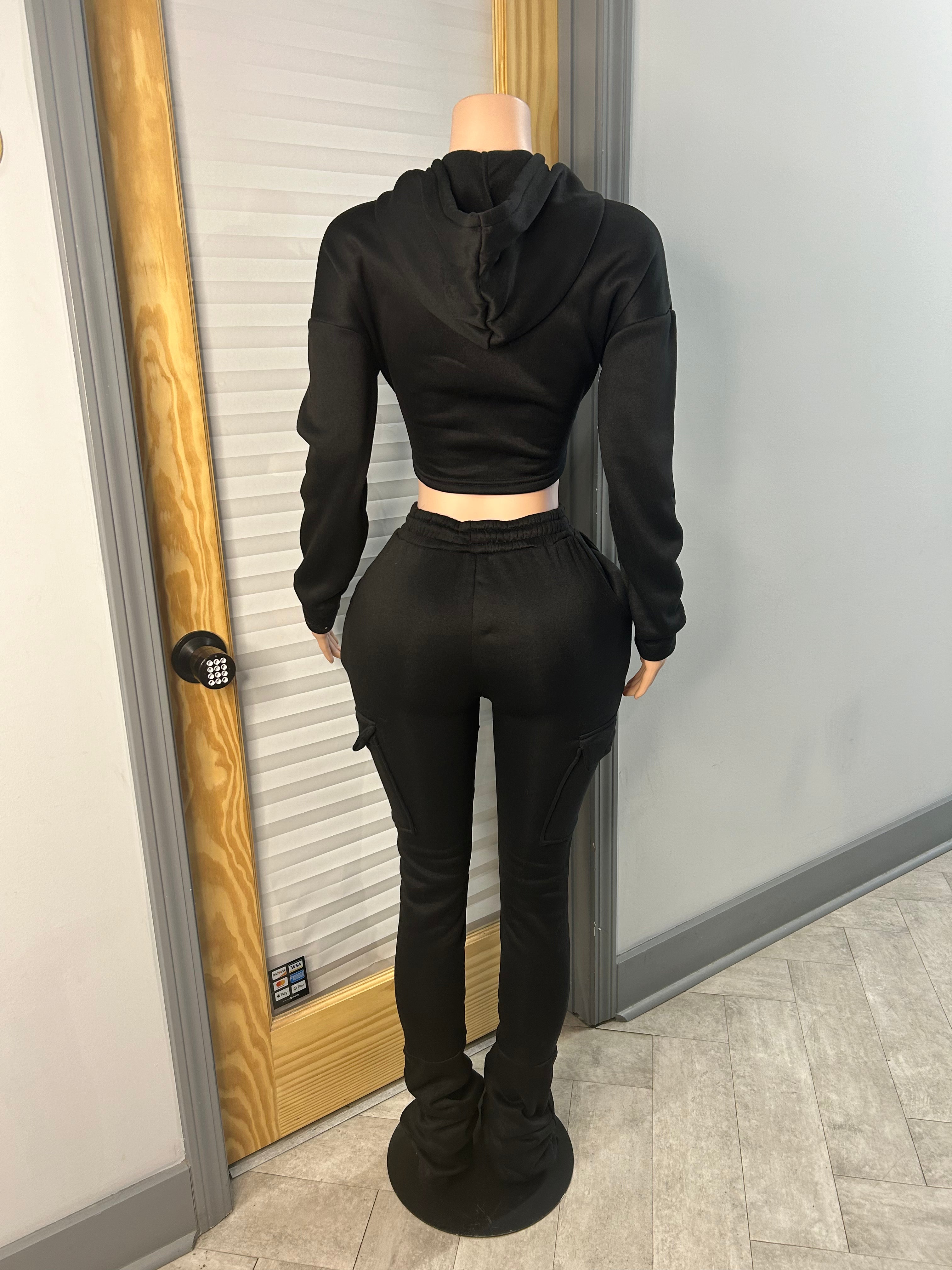Stacked Jogger Sweatsuit Set- Various Colors