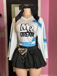 In His Dreams Jersey- White/Blue