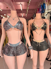 Cold-Blooded Cowgirl Short Set