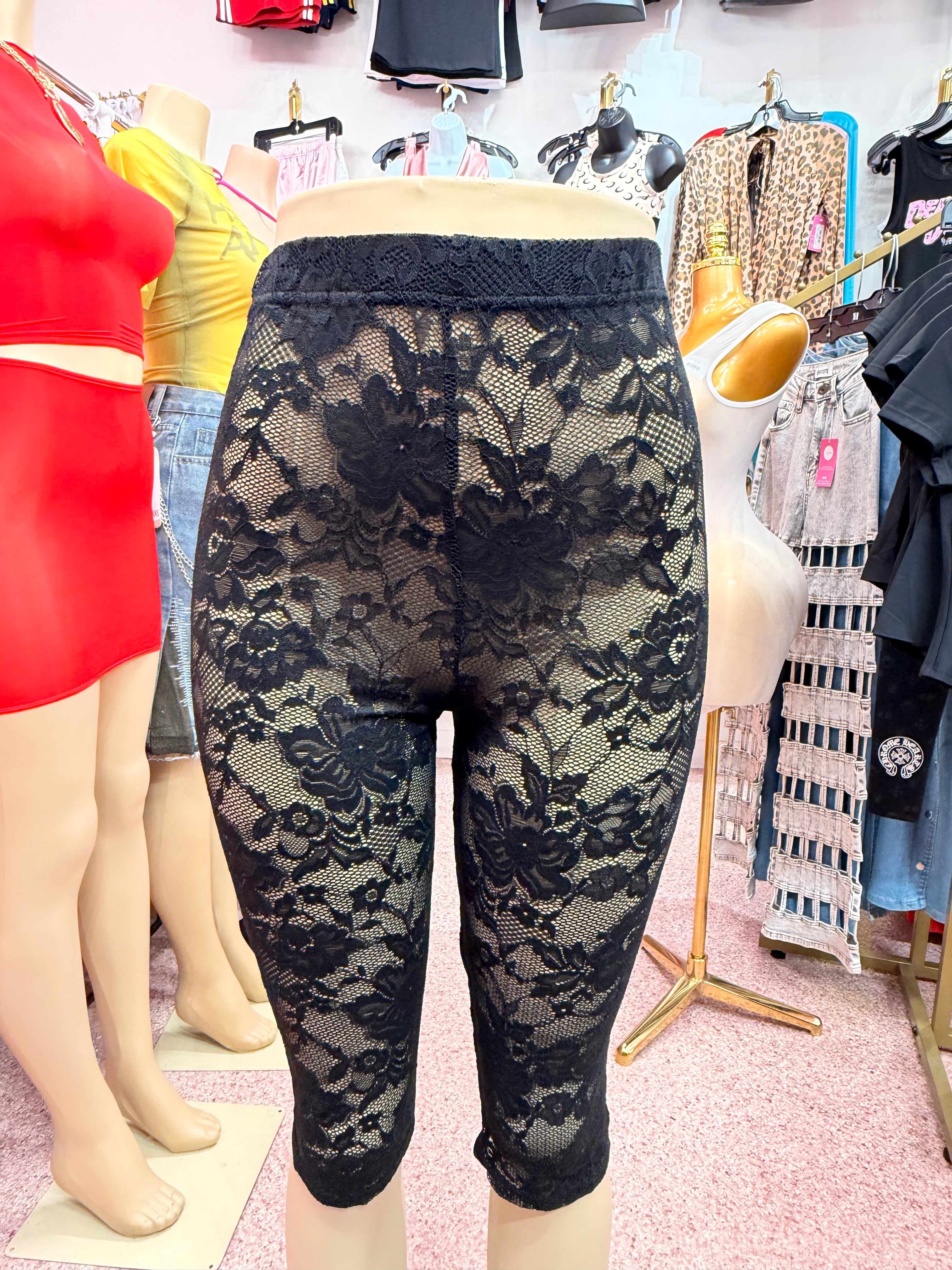 Sheer Obsession Capri – Black