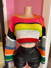 Playful Palette Knitted Sweater- Multi