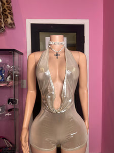 Champagne Halter Romper