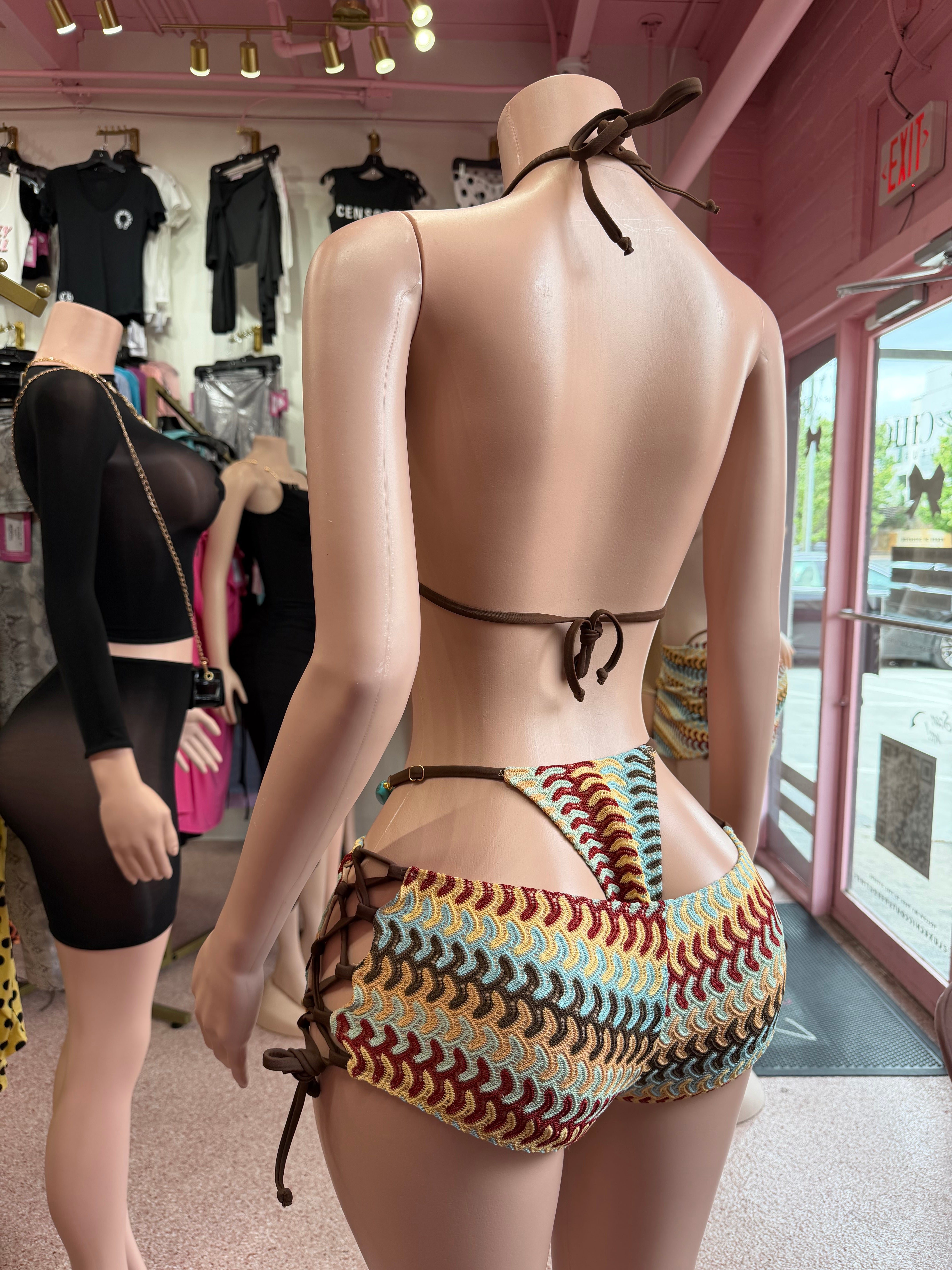 Ocean Treasure Crochet Bikini Short Set