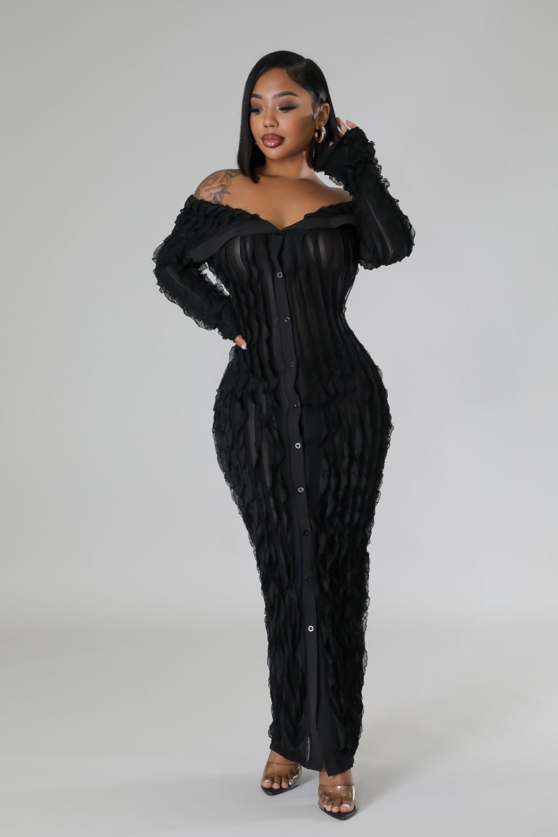 Eboni Dress- Black