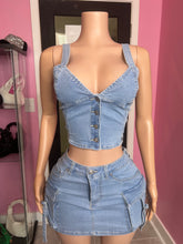 Denim Crop Top