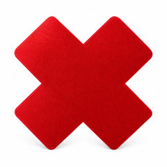 Cross Pasties – Red