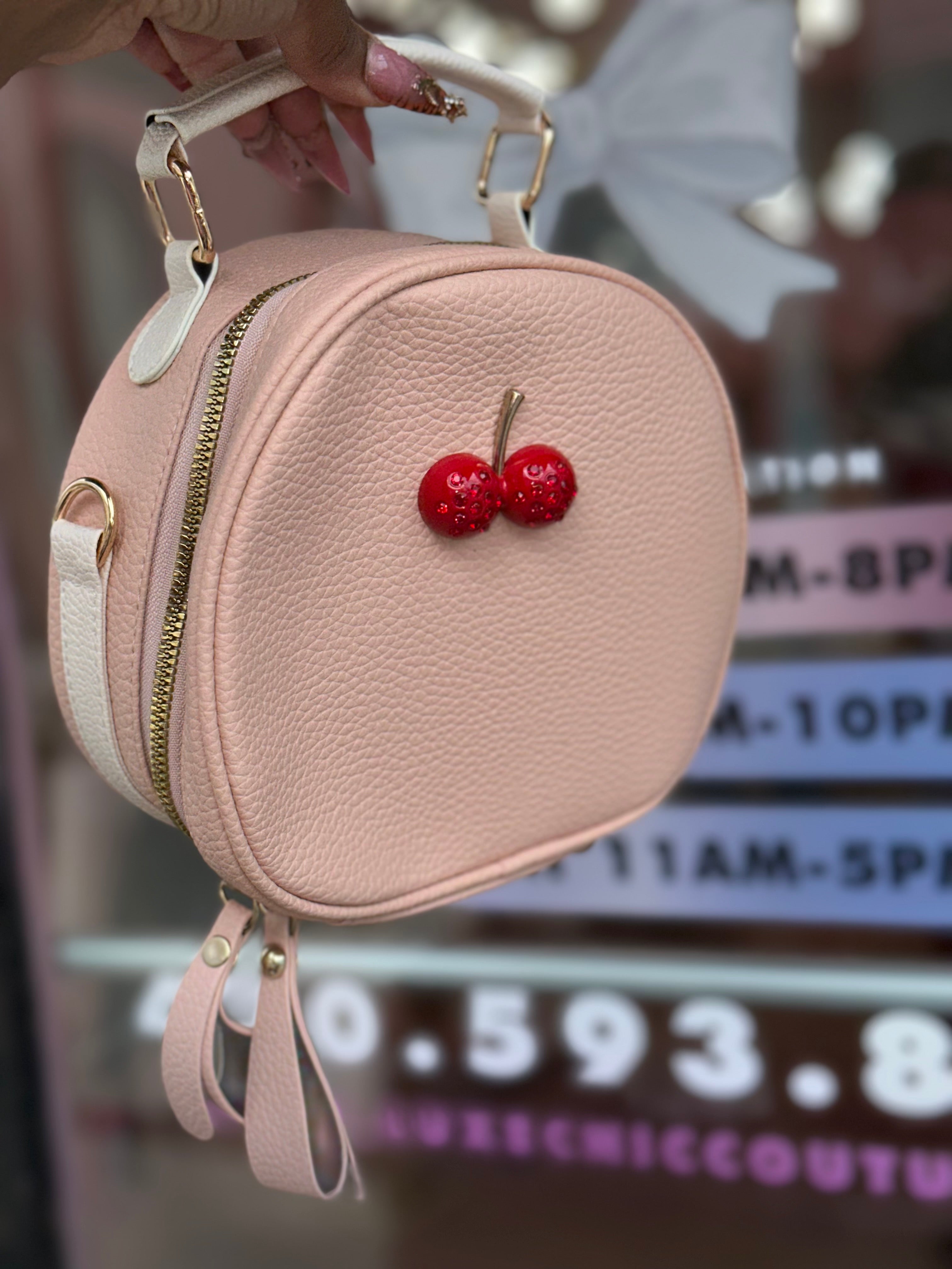 Cherry Bag- Peach