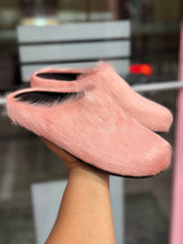 Fuzzy Slipper Slides- Peach