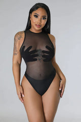 A Handful Bodysuit Legging Set- Black