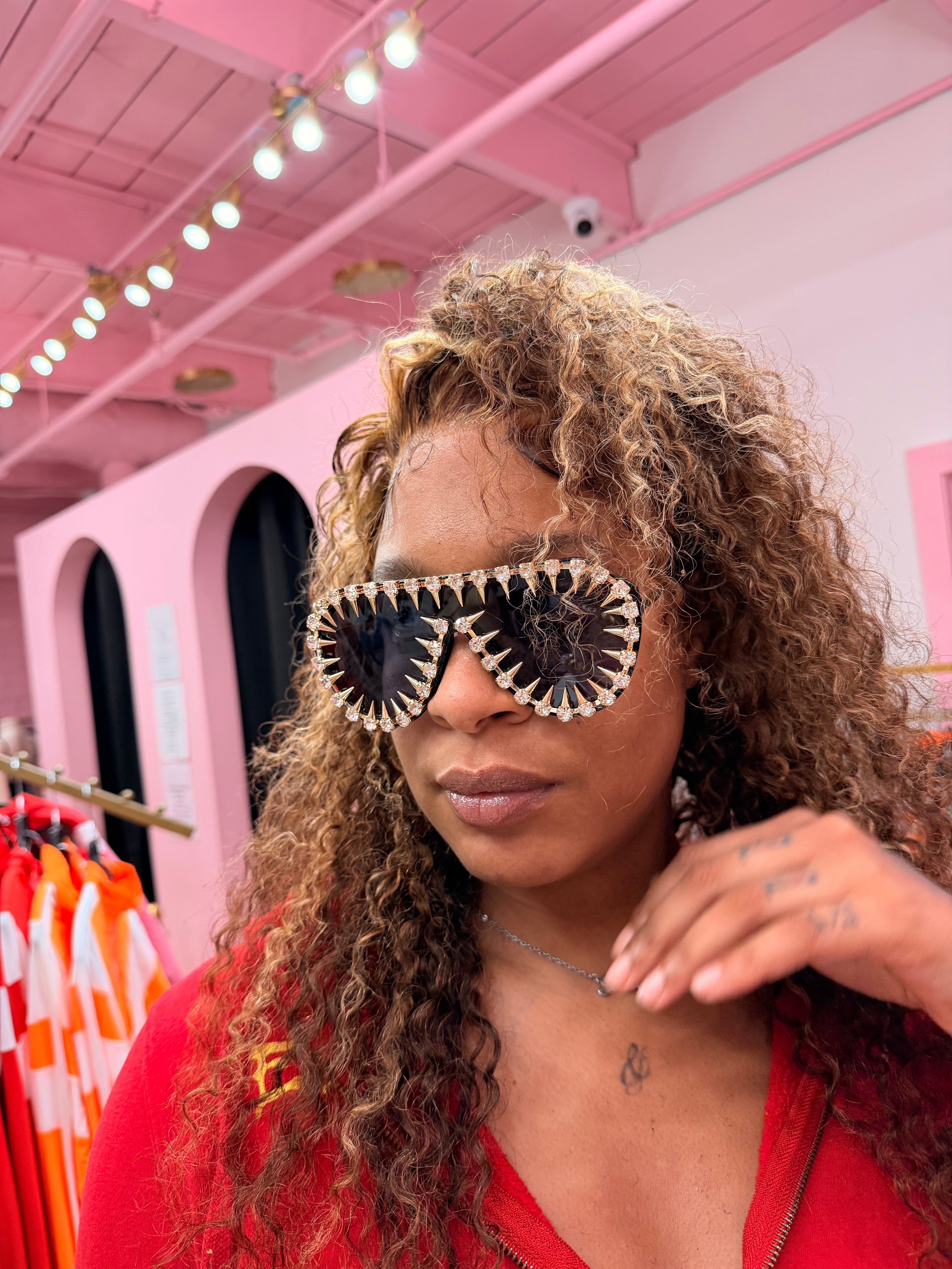 Spike My Interest Shades – Black