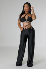 Tulum Pant Set- Black