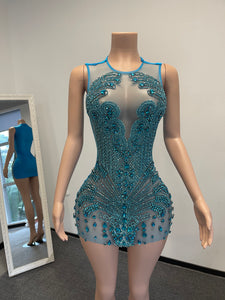 Icy Dress- Turquoise