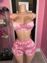 Satin Cutie Short Set- Pink