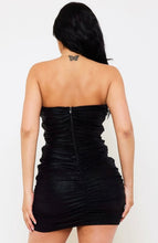 Let Me Behave Tube Dress- Black