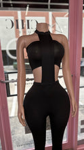 Lead The Way Two Piece Jumpsuit- Black
