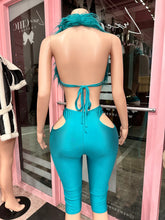 Bad Intentions Fur Capri Set – Turquoise