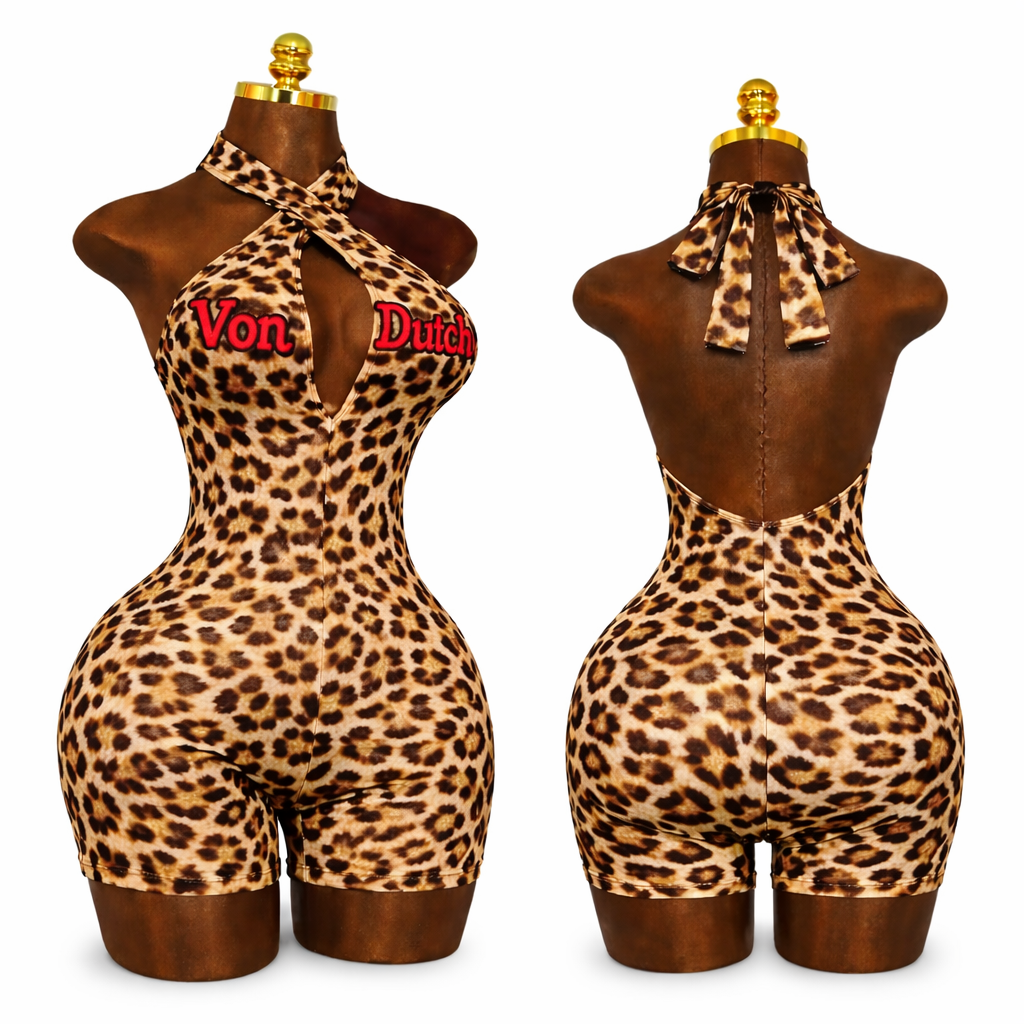 Von D Romper- Leopard
