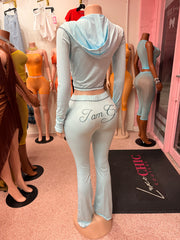 Gia Pant Set- Lt Blue