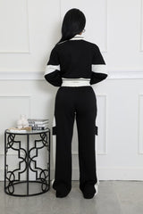 Keep It Cool Pant Set- Black