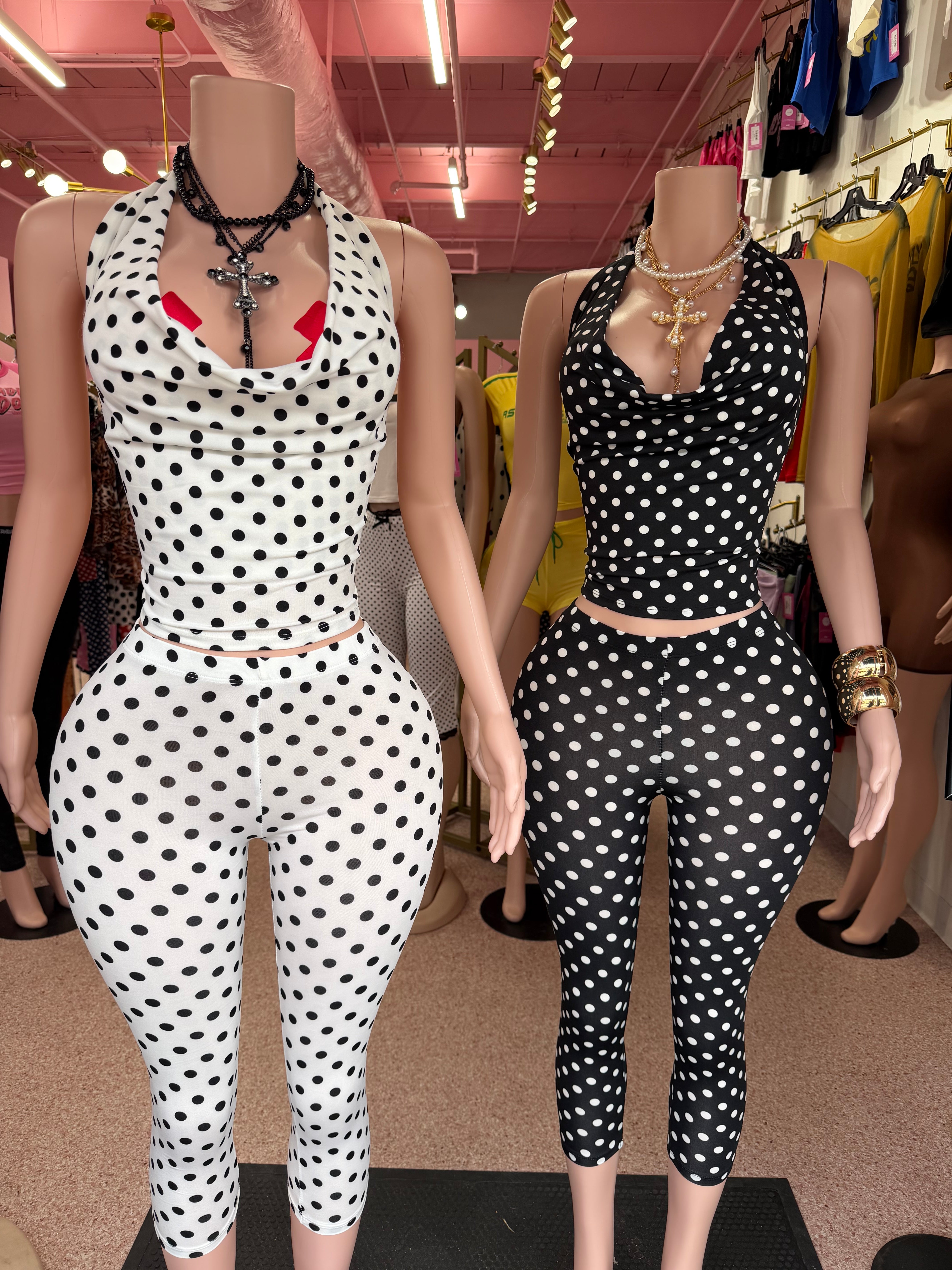 Monroe Polka Capri Set