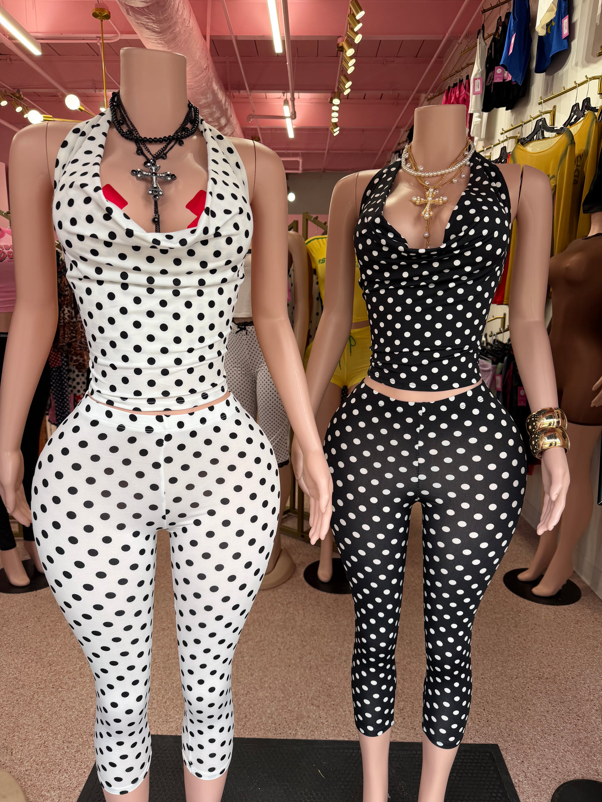 Monroe Polka Capri Set