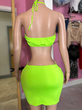 Jamaica Me Please Skirt Set- Lime Green