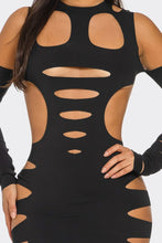 My Boo Body-Con Dress- Black