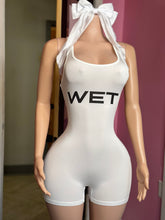 Graphic Wet Romper- White