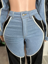 Racer Denim Baggy Pant & Crop Jacket Set