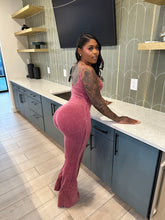 Washed Zip-Up Crop Jacket & Flare Jumpsuit Set- Sangria