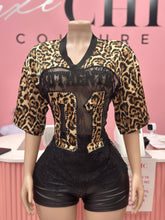 Authentic Lace Studded Jersey- Animal Print