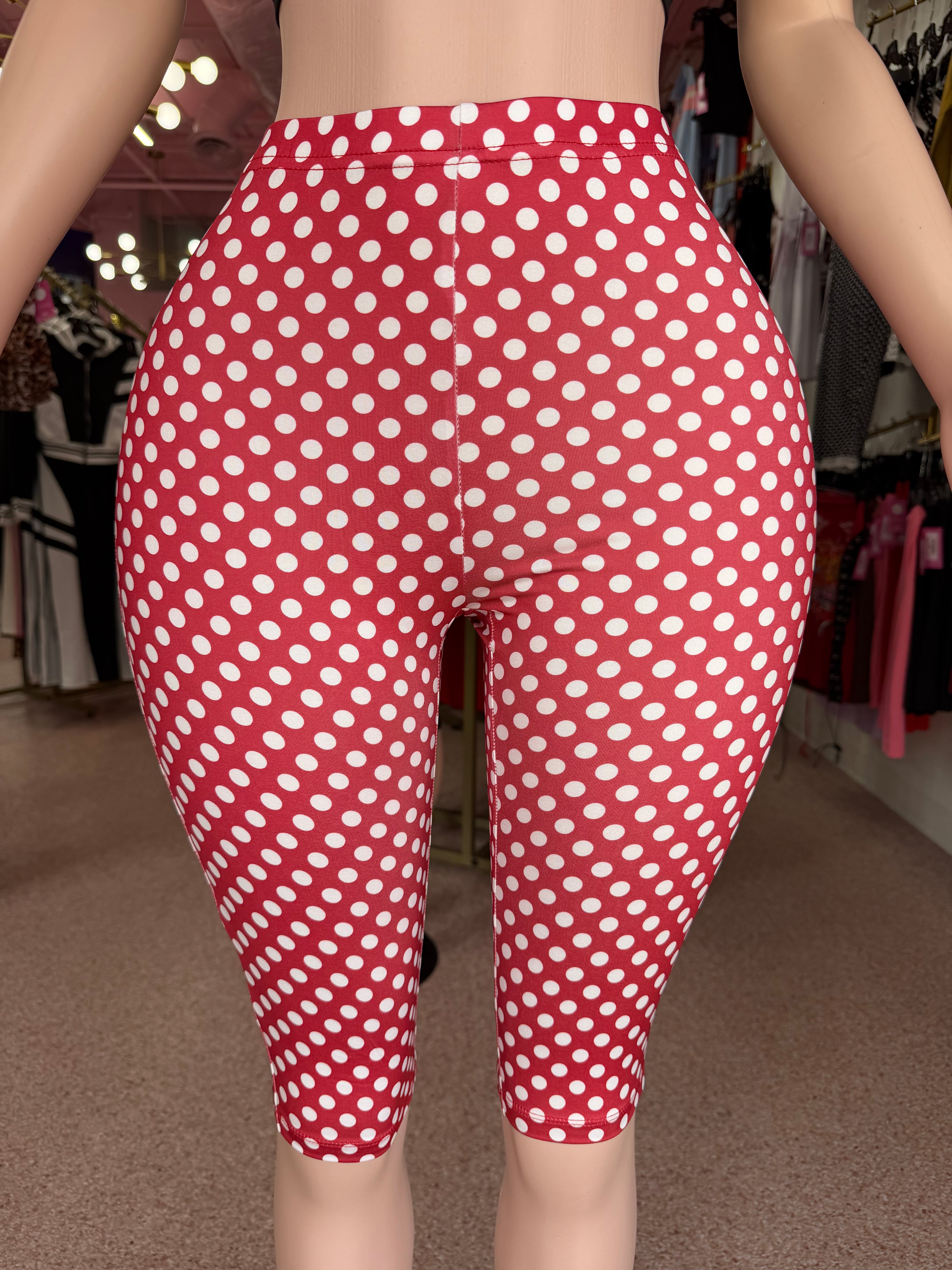 Cherry Bomb Polka Capri