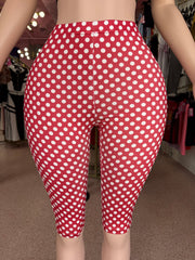 Cherry Bomb Polka Capri