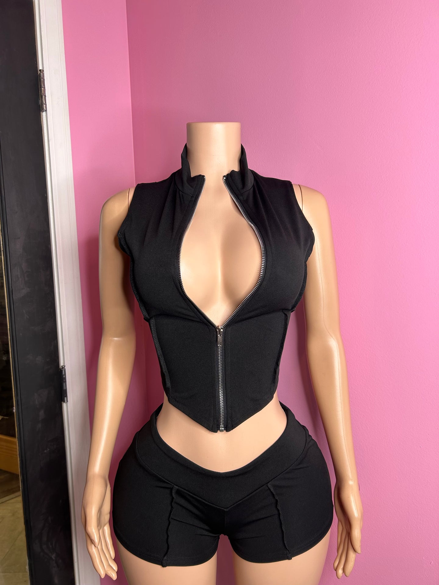 Can’t Forget You Short Set- Black