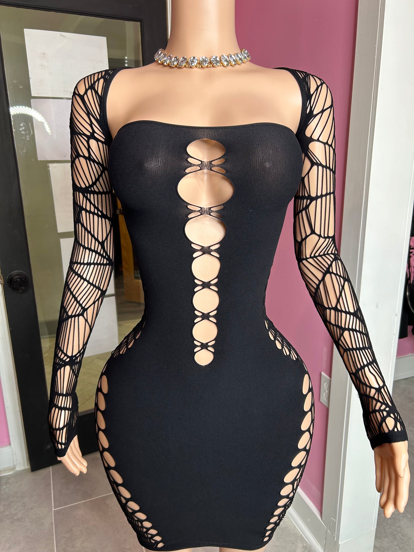 Like What You See Dress-Black