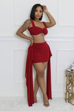 Such A Flirt Skirt Set- Wild Berry